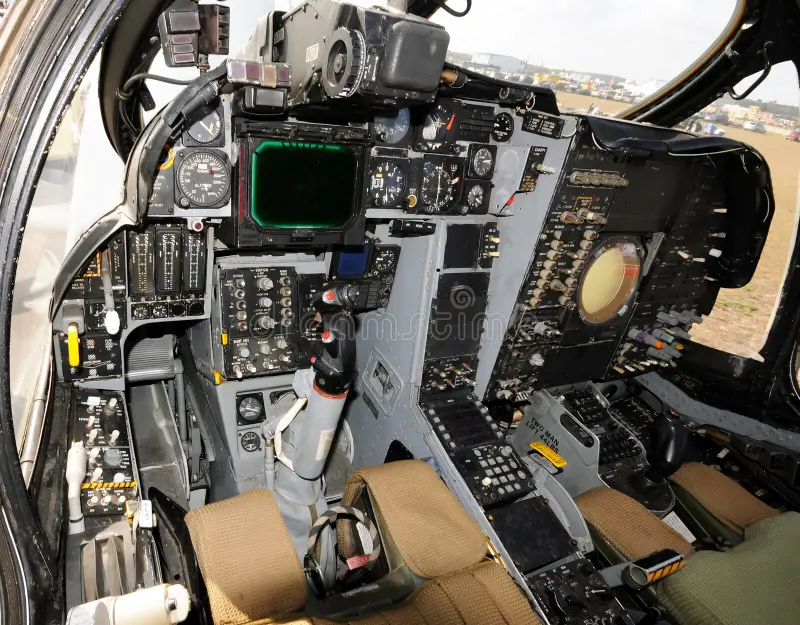 Jet aircraft cockpit interior and cabin systems